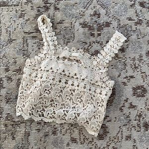 Urban Outfitters Staring at Stars Eyelet Tank Top